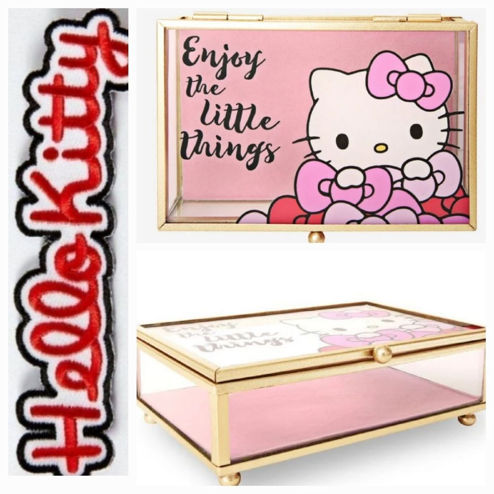 Hello Kitty Little Things Glass‎ Jewelry Box